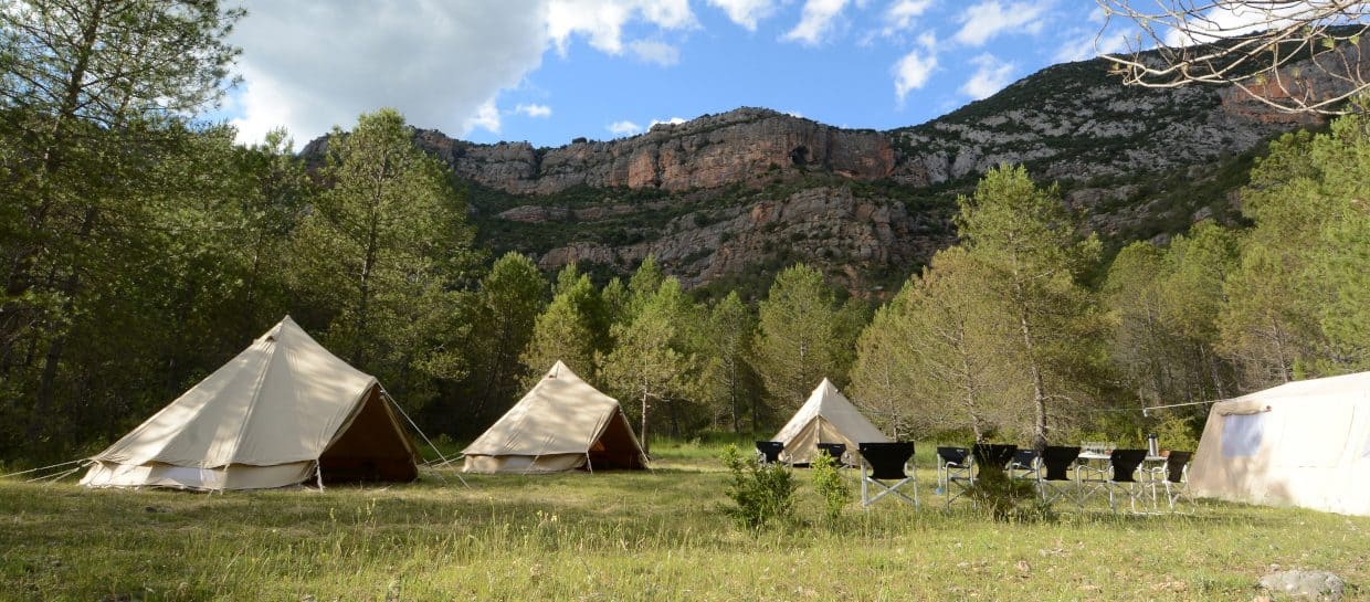 Camping near Boumort, budget option with Pyrenees views